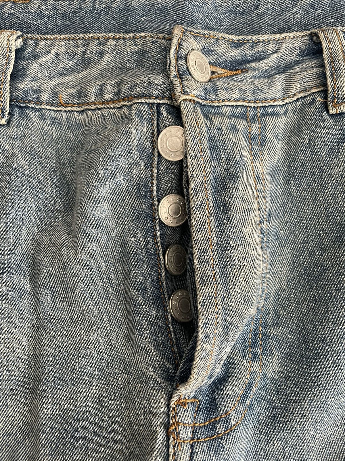 Gucci Gucci Bee embroidered jeans Size US 34 / EU 50 - 5 Thumbnail