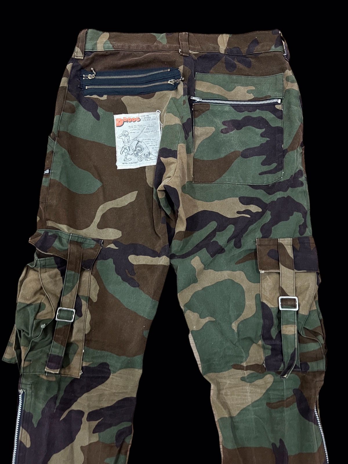 Japanese Brand × Seditionaries Japanese Brand Camouflage Bondage Pants Raf Simons Style Size US 28 / EU 44 - 4 Thumbnail