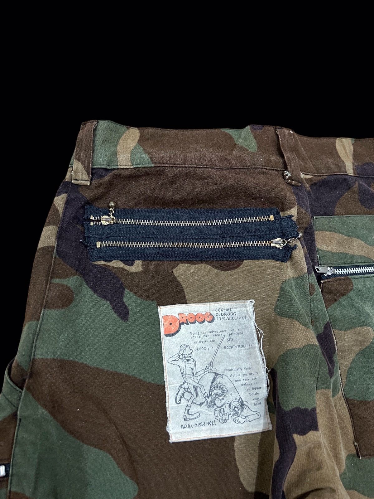 Japanese Brand × Seditionaries Japanese Brand Camouflage Bondage Pants Raf Simons Style Size US 28 / EU 44 - 8 Thumbnail