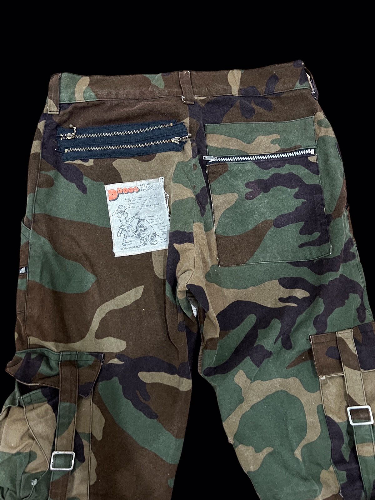 Japanese Brand × Seditionaries Japanese Brand Camouflage Bondage Pants Raf Simons Style Size US 28 / EU 44 - 11 Thumbnail