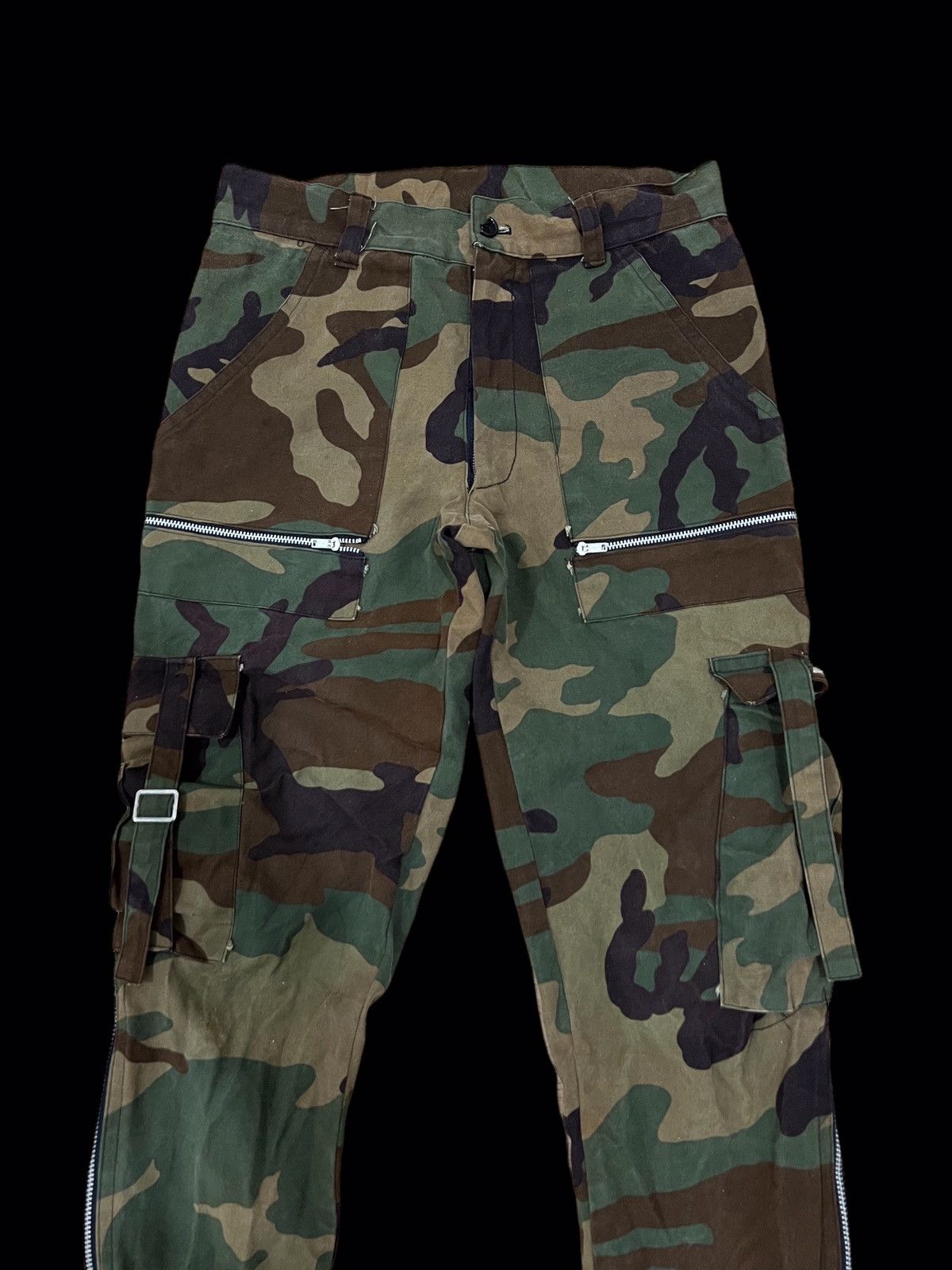Japanese Brand × Seditionaries Japanese Brand Camouflage Bondage Pants Raf Simons Style Size US 28 / EU 44 - 3 Thumbnail