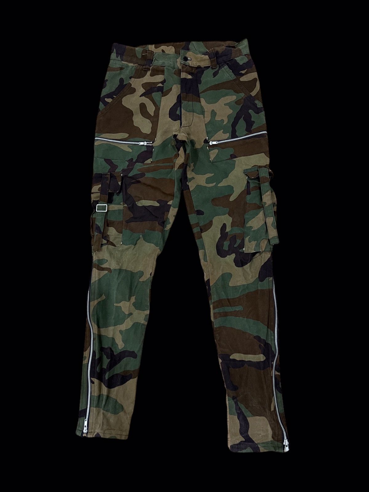 Japanese Brand × Seditionaries Japanese Brand Camouflage Bondage Pants Raf Simons Style Size US 28 / EU 44 - 2 Thumbnail