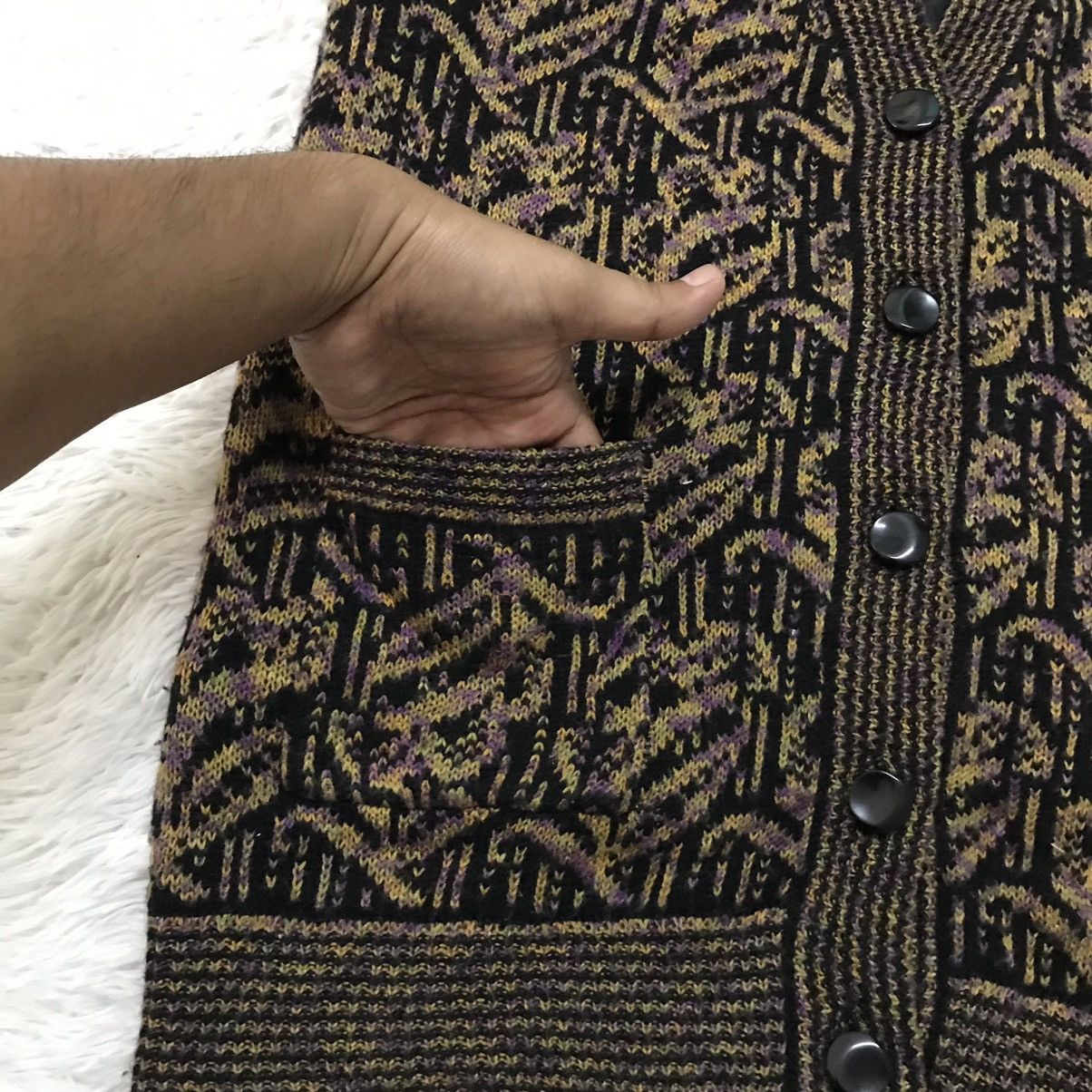 Japanese Brand Vest Knitted Style For Women Art Mocka Giene Size M / US 6-8 / IT 42-44 - 5 Thumbnail