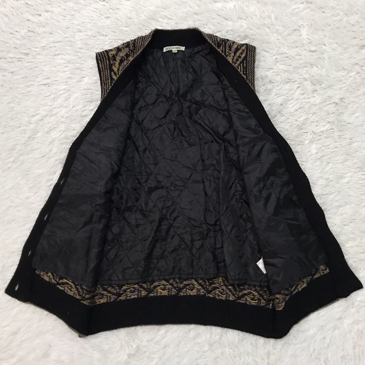 Japanese Brand Vest Knitted Style For Women Art Mocka Giene Size M / US 6-8 / IT 42-44 - 10 Thumbnail