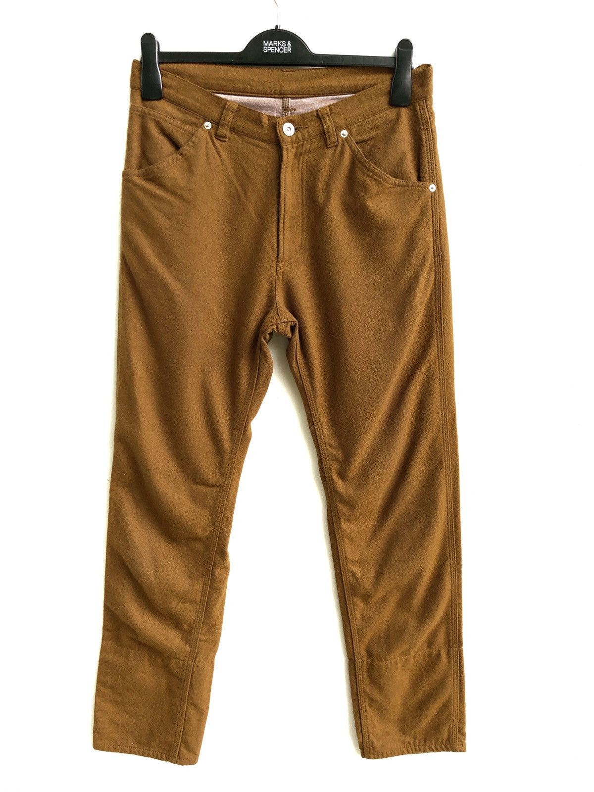 Journal Standard JOURNAL STANDARD NEW WOOL BROWN PANT Size US 29 - 1 Thumbnail