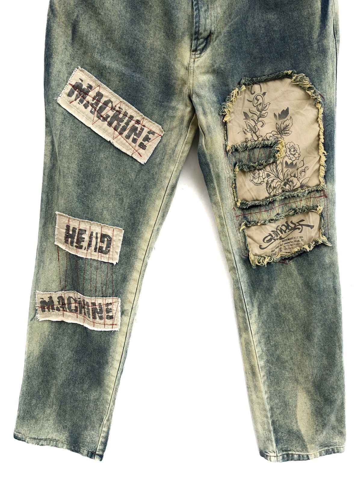 Hysteric Glamour × Japanese Brand Japanese Brand Gun Wolf Distressed Kurt Cobain Style Size US 29 - 3 Thumbnail