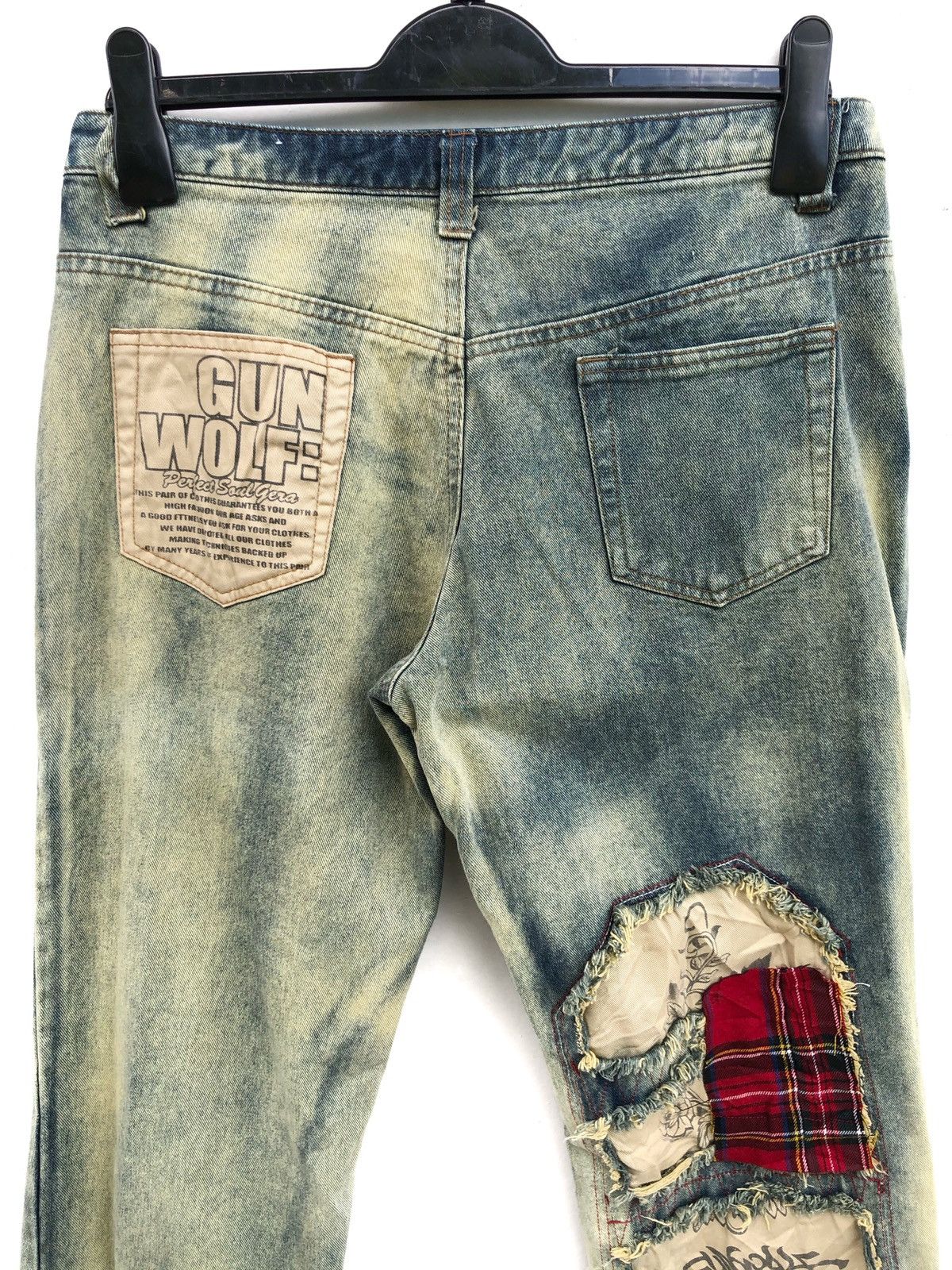 Hysteric Glamour × Japanese Brand Japanese Brand Gun Wolf Distressed Kurt Cobain Style Size US 29 - 5 Thumbnail
