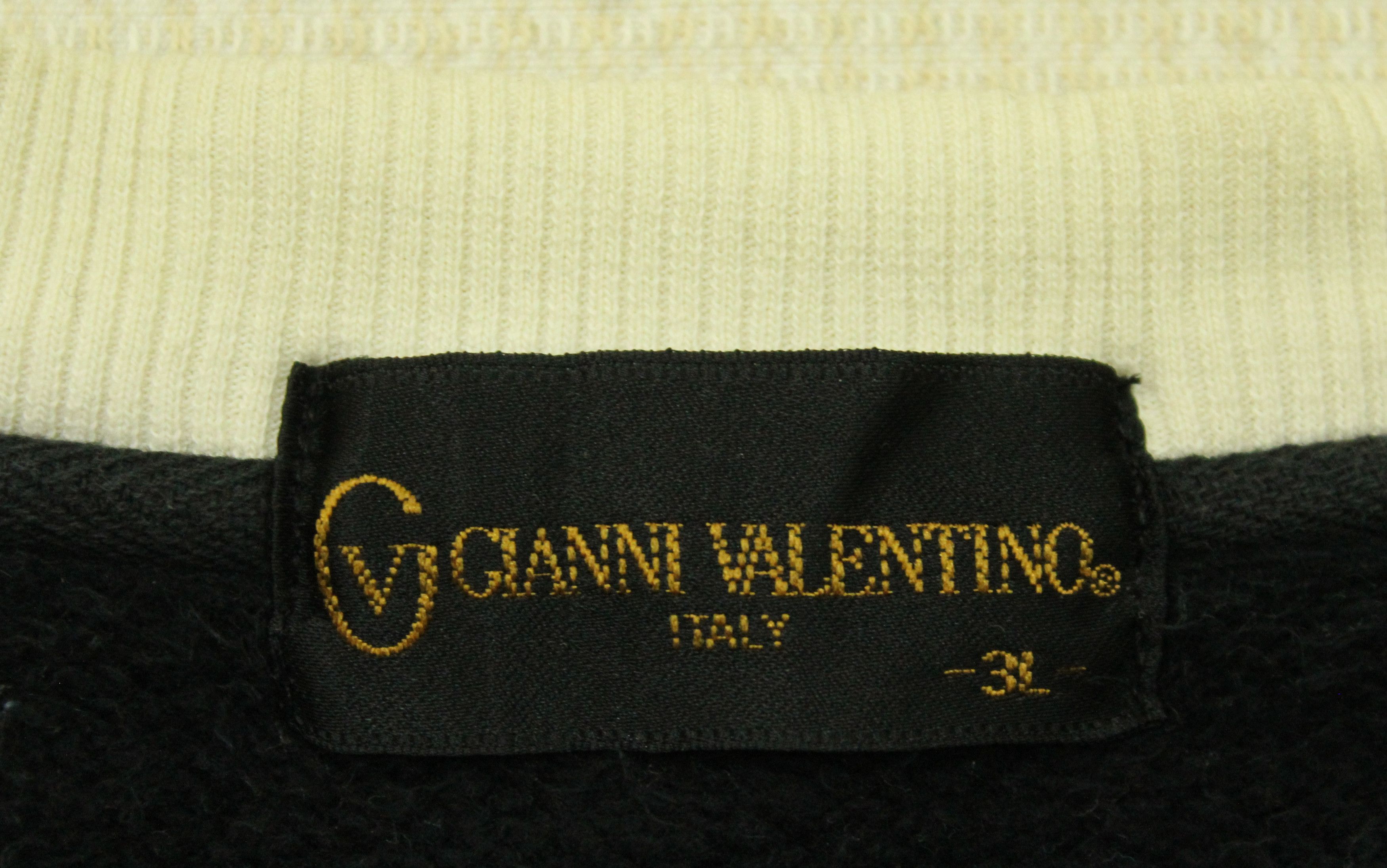 Gianni Valentino × Valentino × Vintage GIANNI VALENTINO Sweatshirt Embroidered Logo Size 3L Japan Size US XL / EU 56 / 4 - 11 Thumbnail