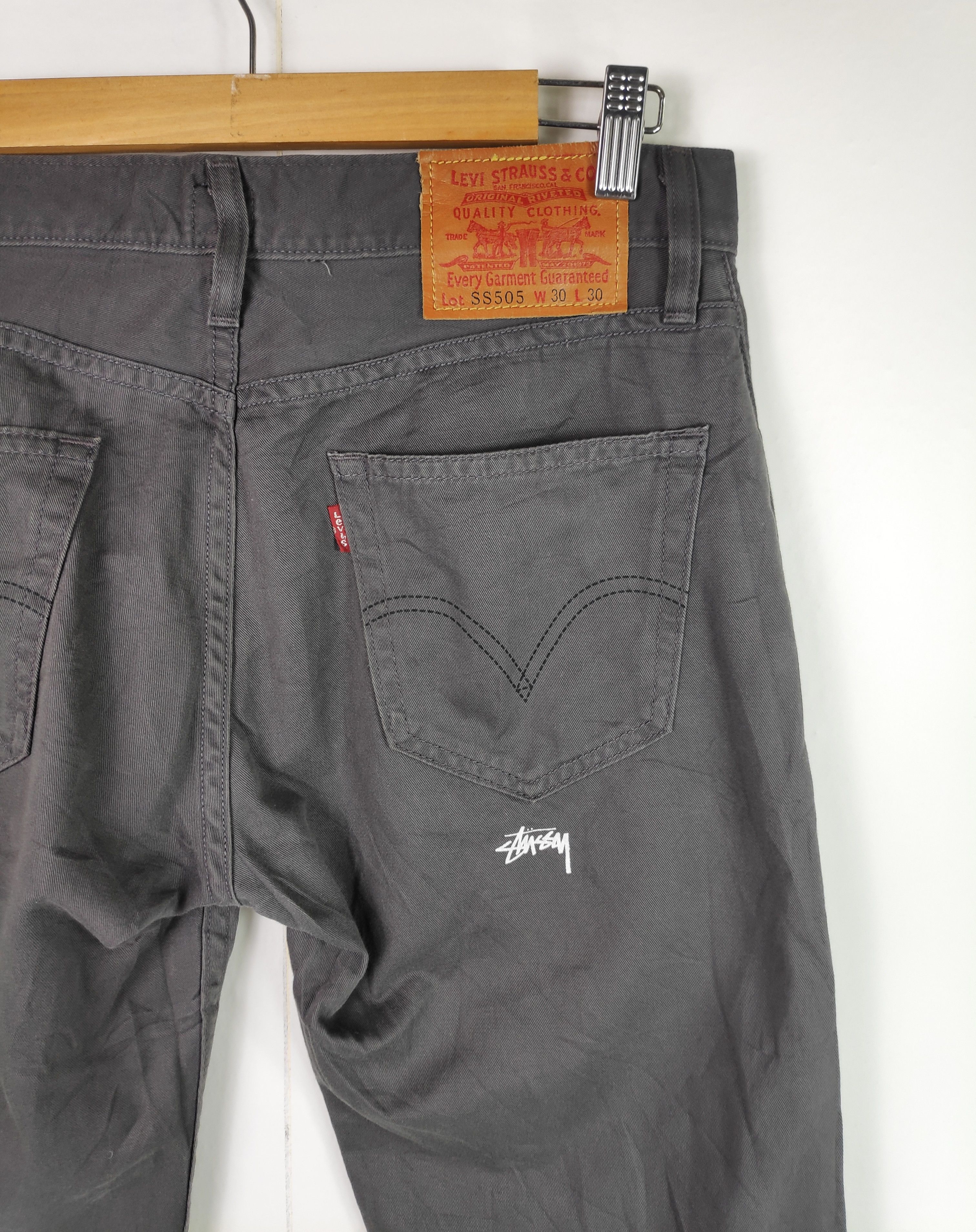Levi's × Stussy STUSSY x LEVI'S 505 Anniversary Stussy Japan Waist