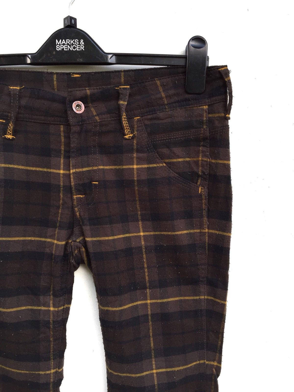 Designer × Japanese Brand Japanese Brand Betty Smiths Checkered Tartan Trousers Pants Size US 29 - 3 Thumbnail