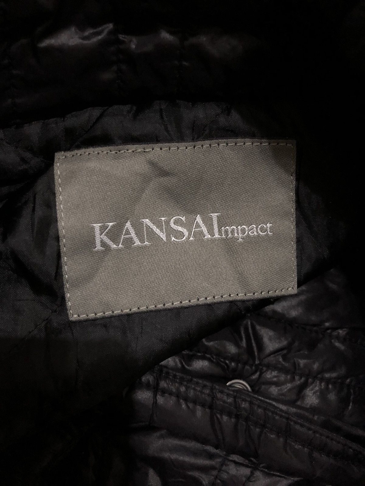 Kansai Yamamoto Kansai Yamamoto Quilted Black Long Jacket Size US S / EU 44-46 / 1 - 3 Thumbnail