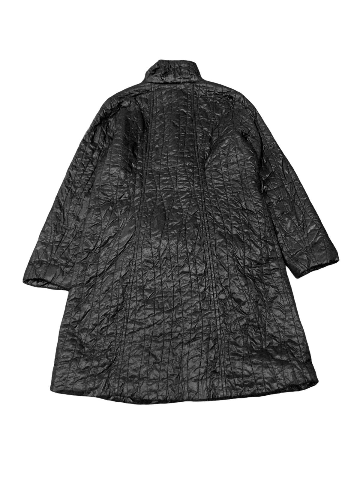 Kansai Yamamoto Kansai Yamamoto Quilted Black Long Jacket Size US S / EU 44-46 / 1 - 2 Thumbnail