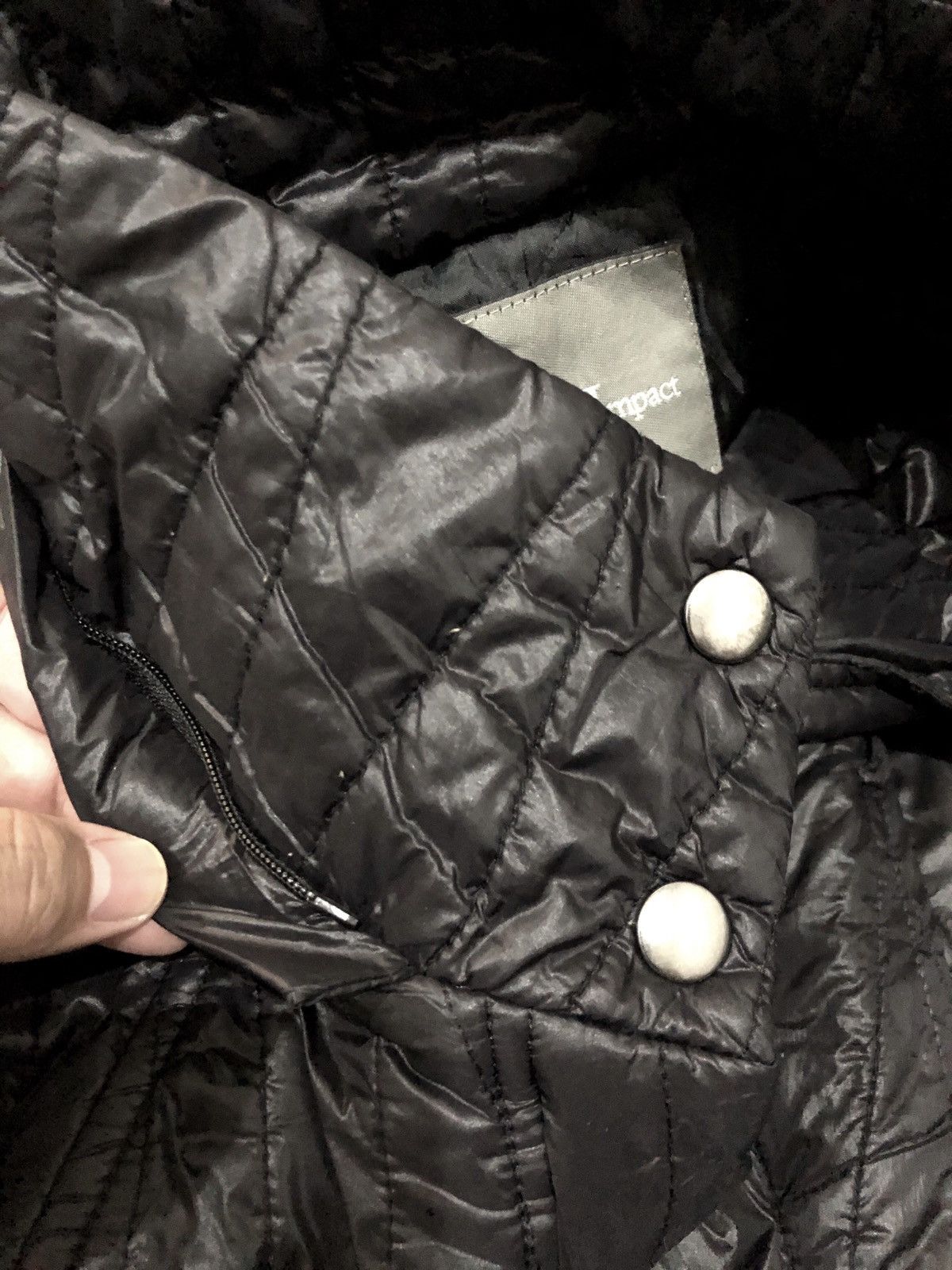 Kansai Yamamoto Kansai Yamamoto Quilted Black Long Jacket Size US S / EU 44-46 / 1 - 4 Thumbnail