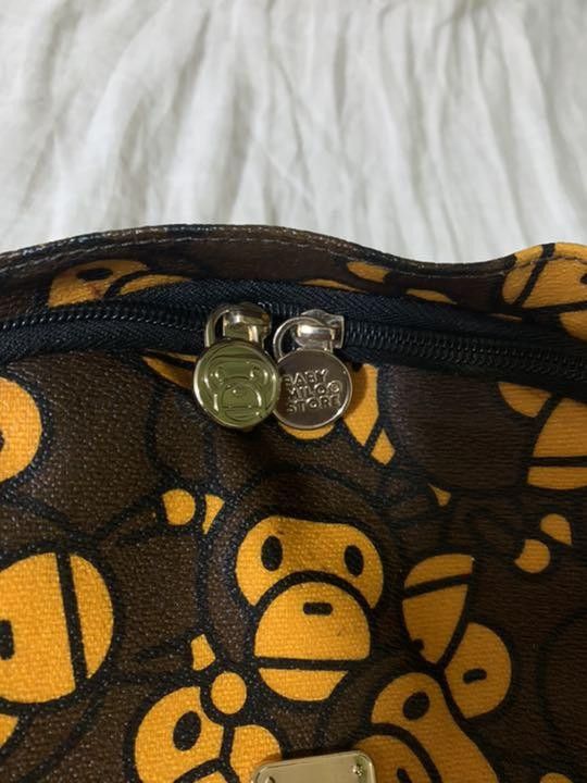 Bape A BATHING APE Baby Milo Pattern Backpack w/ Plush Keychain Size ONE SIZE - 5 Thumbnail