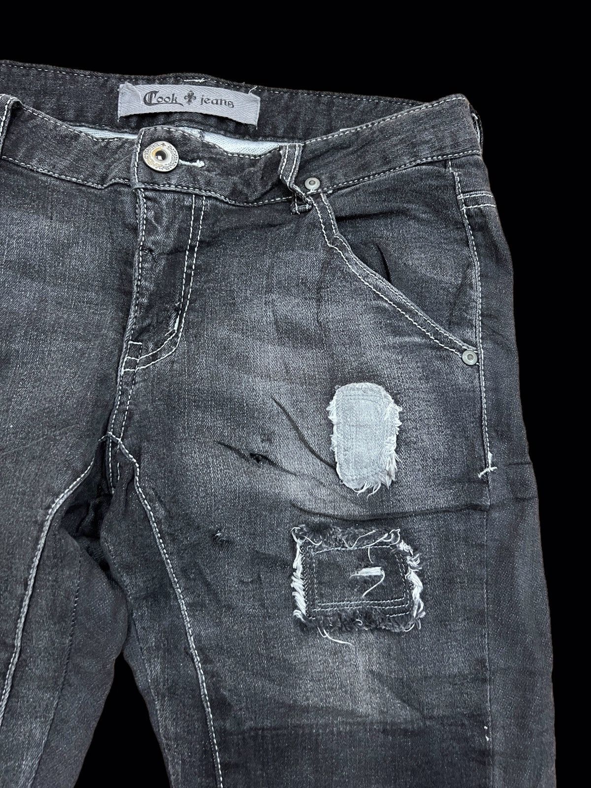Hysteric Glamour × Japanese Brand Japanese Brand Cook Jeans Patches Inspired Undercover Style Size US 28 / EU 44 - 7 Thumbnail