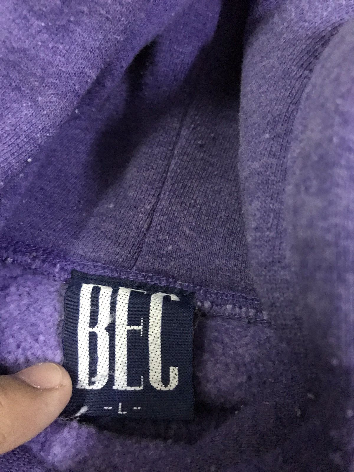 Designer × Vintage Vintage Bec Multicolour Hoodie Sweatshirt Size US L / EU 52-54 / 3 - 5 Thumbnail