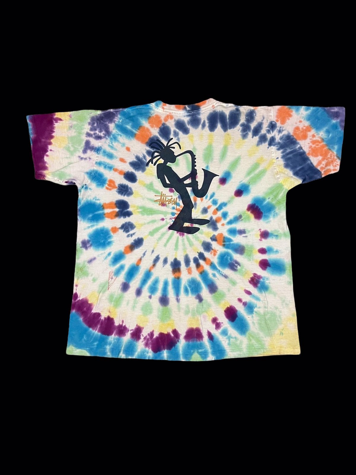 Stussy × Vintage 🔥MEGA RARE🔥Vintage 90s Stussy Tie Dye Tee Size US L / EU 52-54 / 3 - 2 Thumbnail