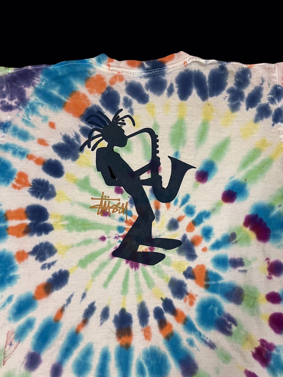 Stussy × Vintage 🔥MEGA RARE🔥Vintage 90s Stussy Tie Dye Tee Size US L / EU 52-54 / 3 - 6 Thumbnail
