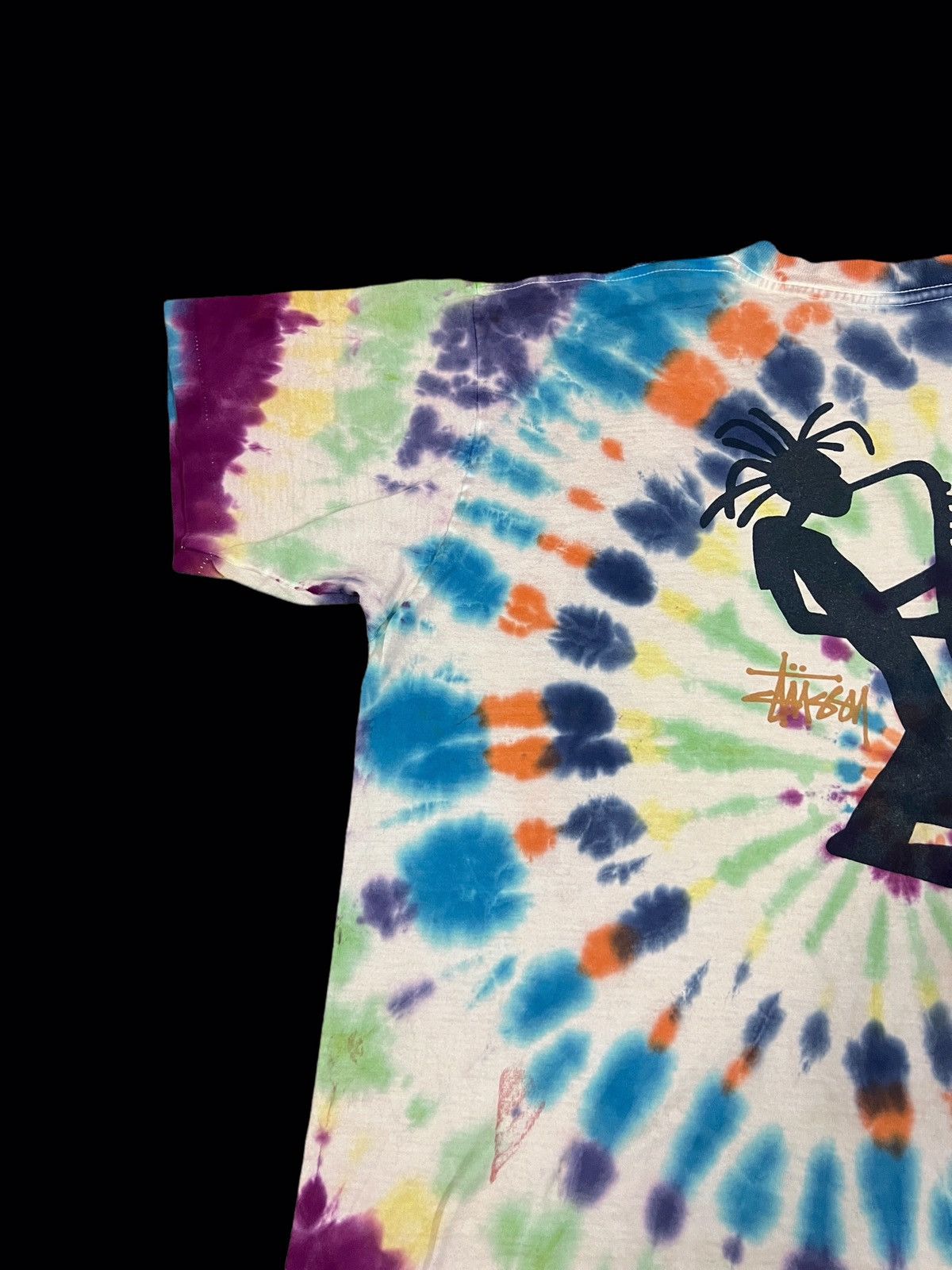 Stussy × Vintage 🔥MEGA RARE🔥Vintage 90s Stussy Tie Dye Tee Size US L / EU 52-54 / 3 - 9 Thumbnail