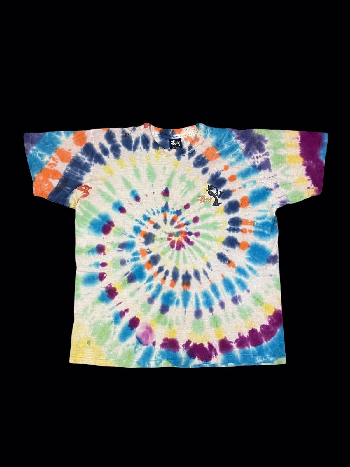🔥MEGA RARE🔥Vintage 90s Stussy Tie Dye Tee