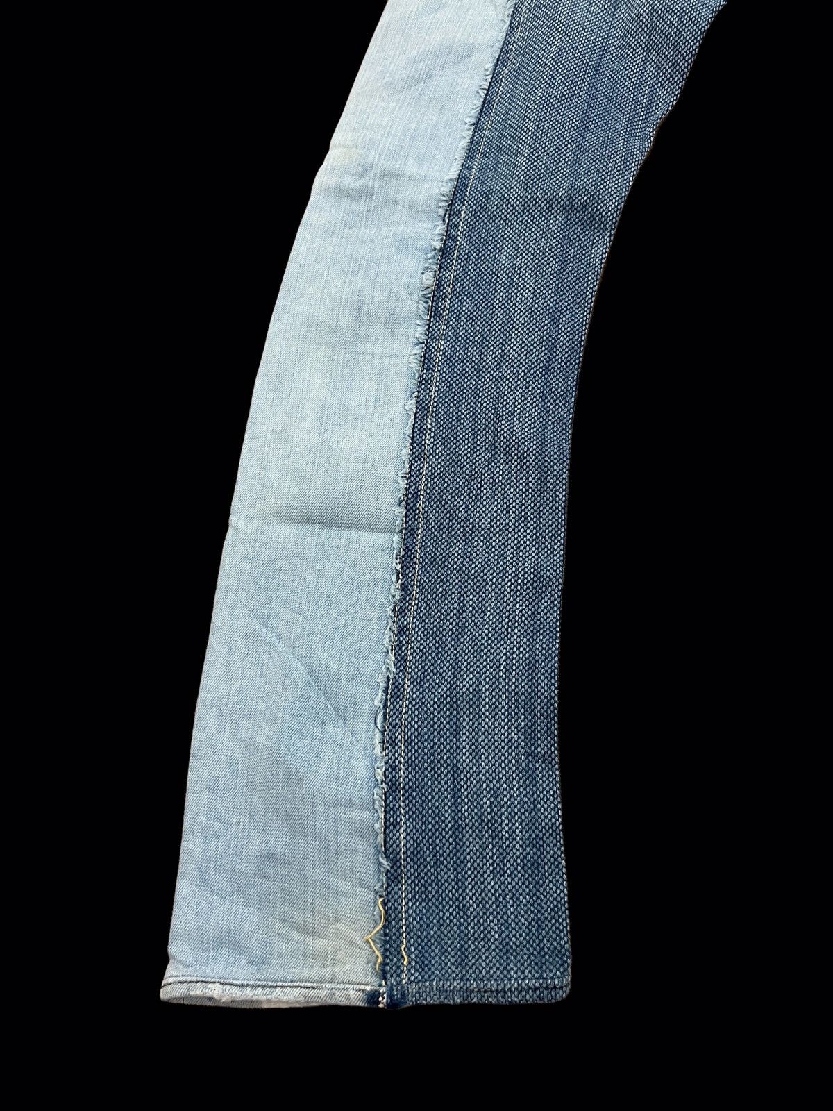 Japanese Brand × Mizra Jeans Kyoto Japanese Brand Mizra Jeans Kyoto Boro Distressed Aging Denim Size US 28 / EU 44 - 16 Thumbnail