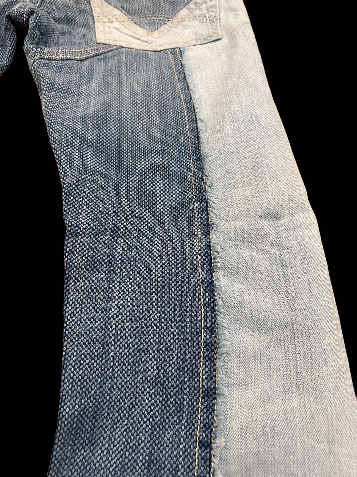 Japanese Brand × Mizra Jeans Kyoto Japanese Brand Mizra Jeans Kyoto Boro Distressed Aging Denim Size US 28 / EU 44 - 18 Thumbnail