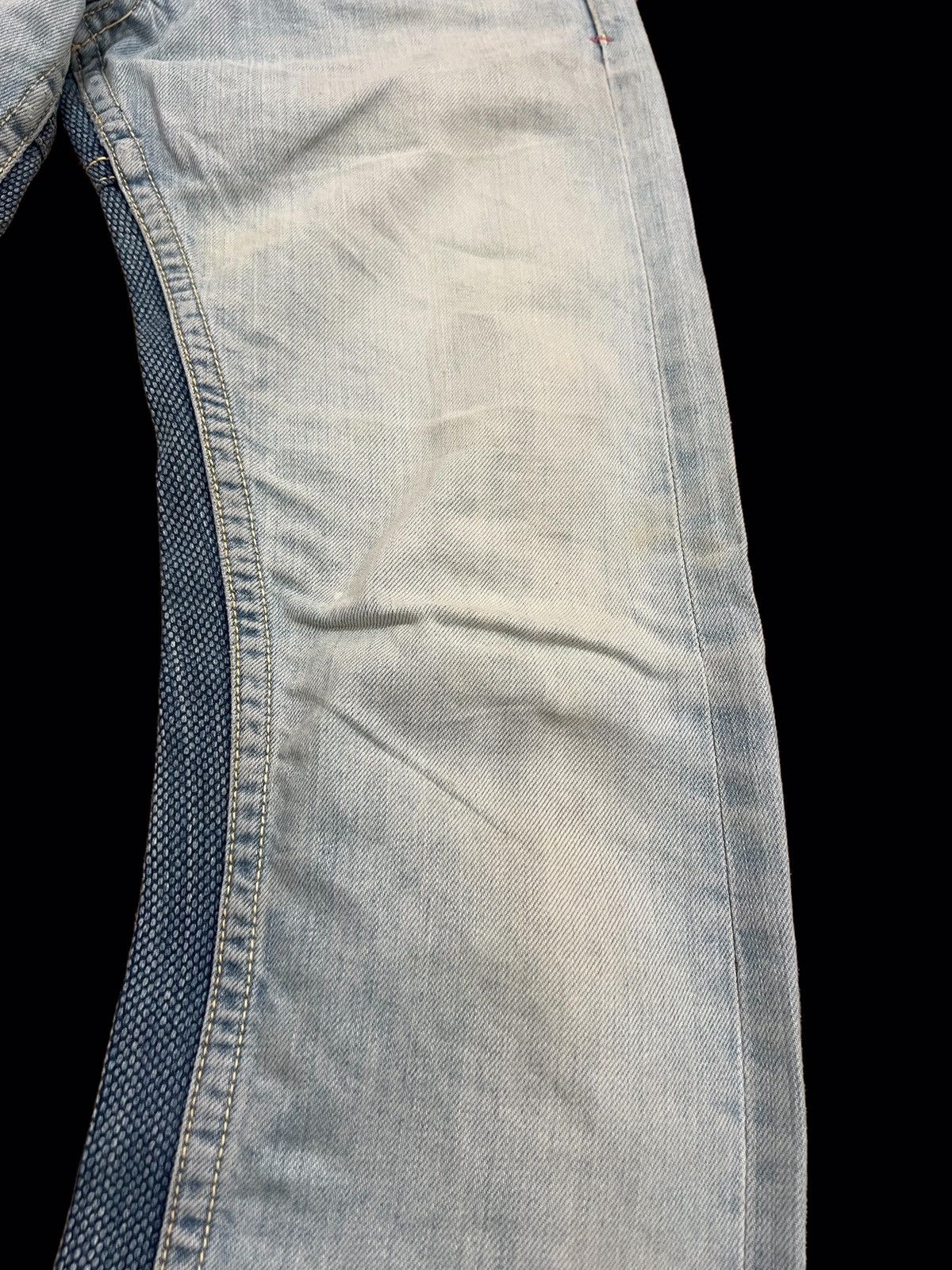 Japanese Brand × Mizra Jeans Kyoto Japanese Brand Mizra Jeans Kyoto Boro Distressed Aging Denim Size US 28 / EU 44 - 20 Thumbnail