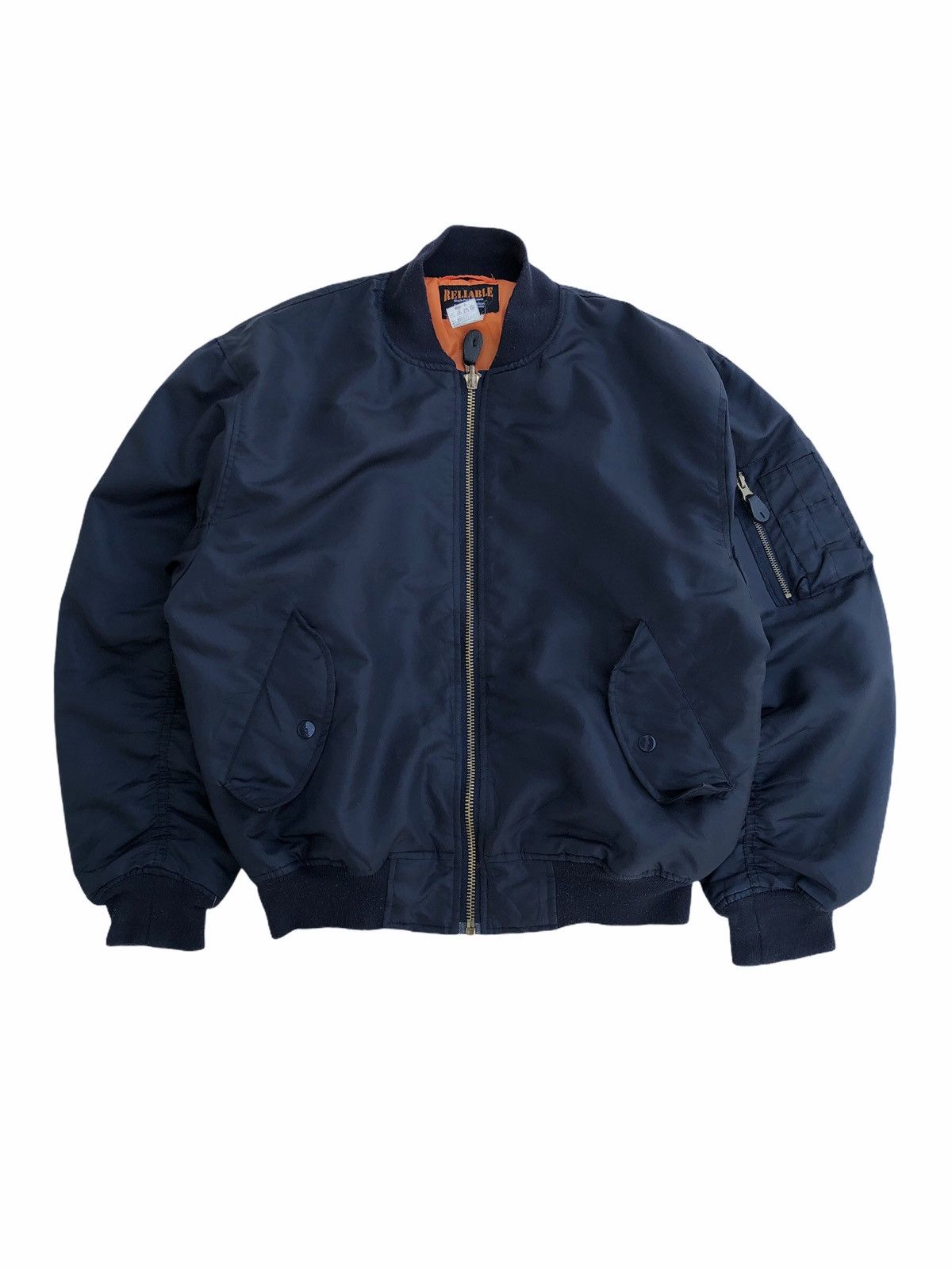 Ma 1 Japanese Brand Reliable Navy MA-1 Bomber Jacket | Grailed