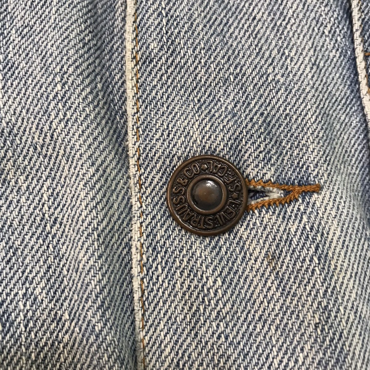 Levi's Vtg 70s Levis Orange Tab Jacket Button No 70 Made in Usa Size US M / EU 48-50 / 2 - 8 Thumbnail