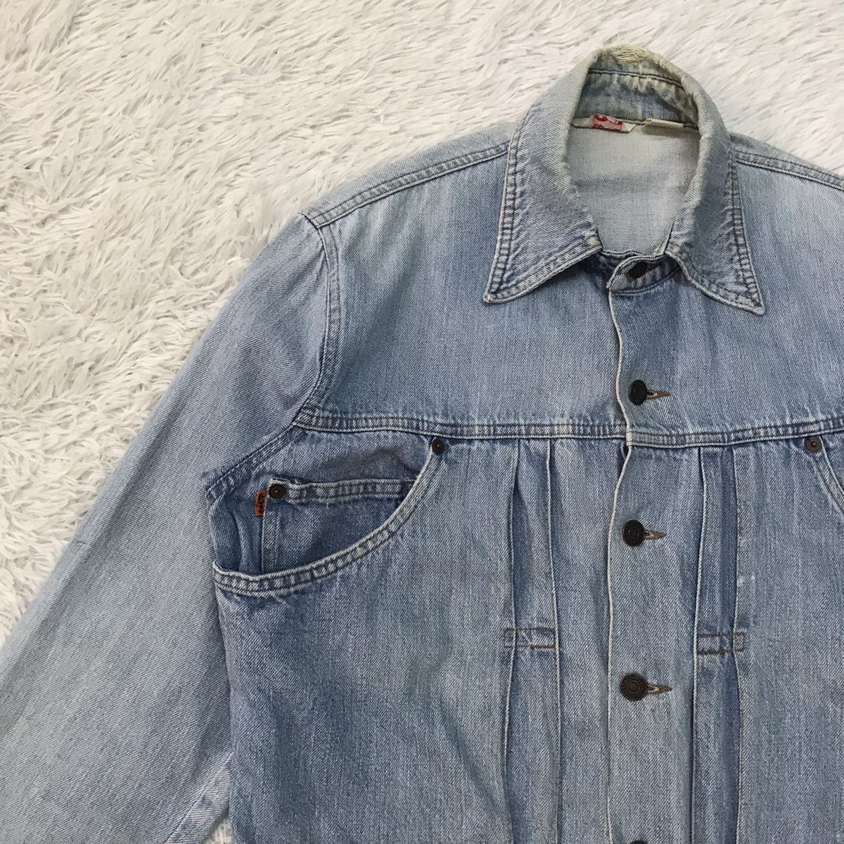 Levi's Vtg 70s Levis Orange Tab Jacket Button No 70 Made in Usa Size US M / EU 48-50 / 2 - 3 Thumbnail