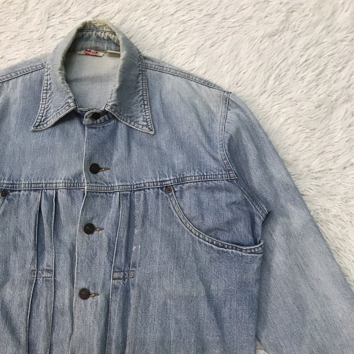 Levi's Vtg 70s Levis Orange Tab Jacket Button No 70 Made in Usa Size US M / EU 48-50 / 2 - 4 Thumbnail