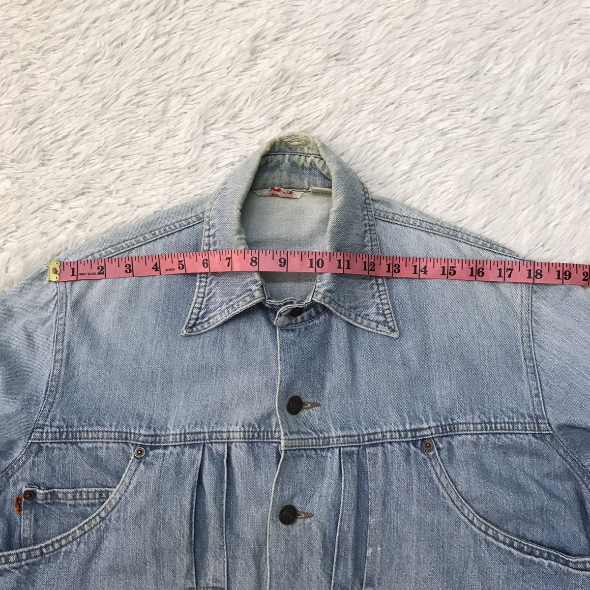 Levi's Vtg 70s Levis Orange Tab Jacket Button No 70 Made in Usa Size US M / EU 48-50 / 2 - 22 Thumbnail