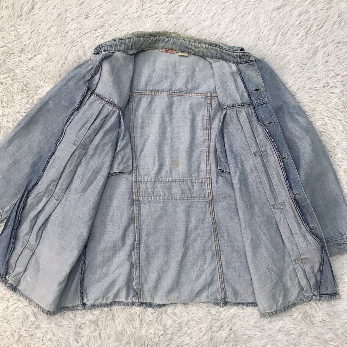 Levi's Vtg 70s Levis Orange Tab Jacket Button No 70 Made in Usa Size US M / EU 48-50 / 2 - 15 Thumbnail