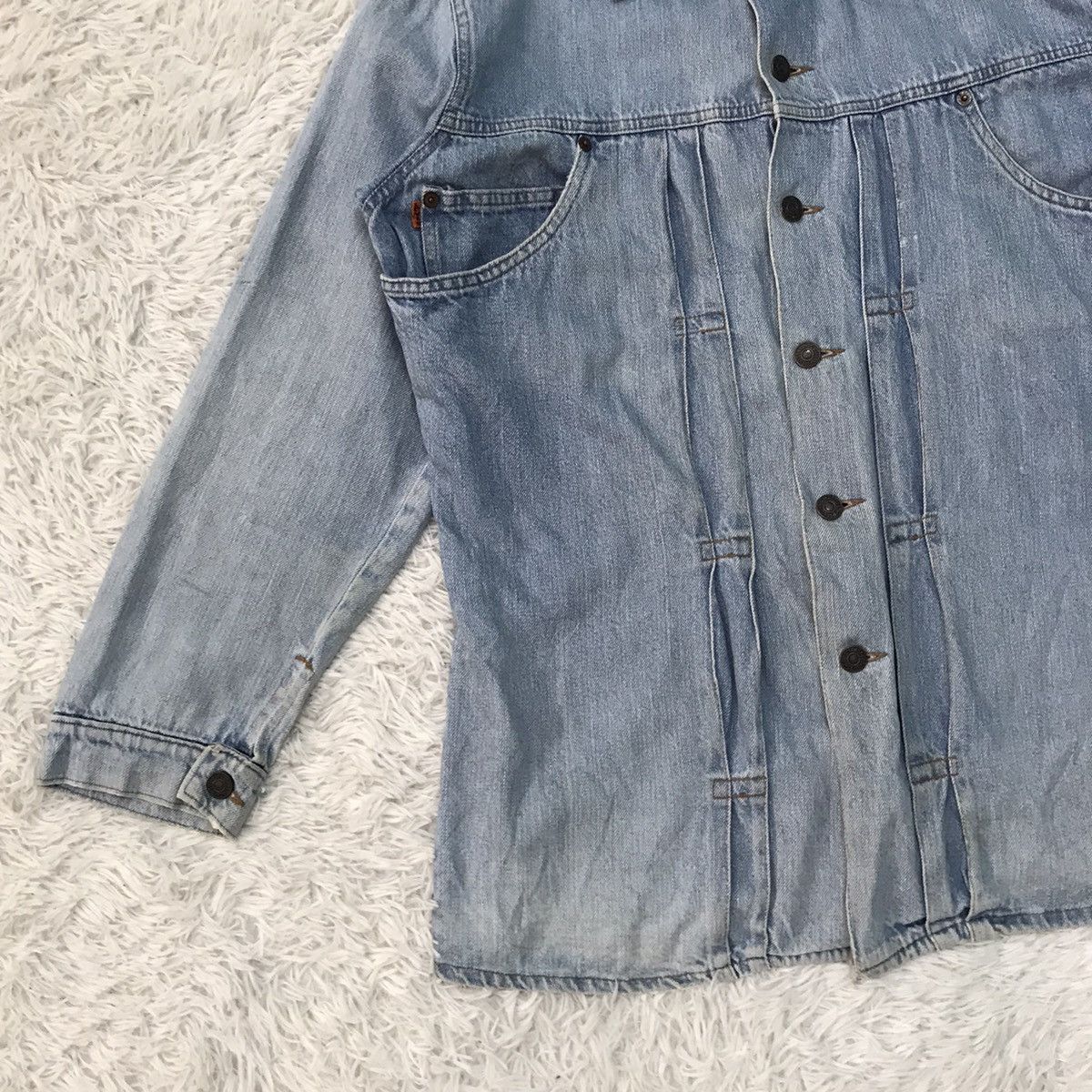 Levi's Vtg 70s Levis Orange Tab Jacket Button No 70 Made in Usa Size US M / EU 48-50 / 2 - 5 Thumbnail
