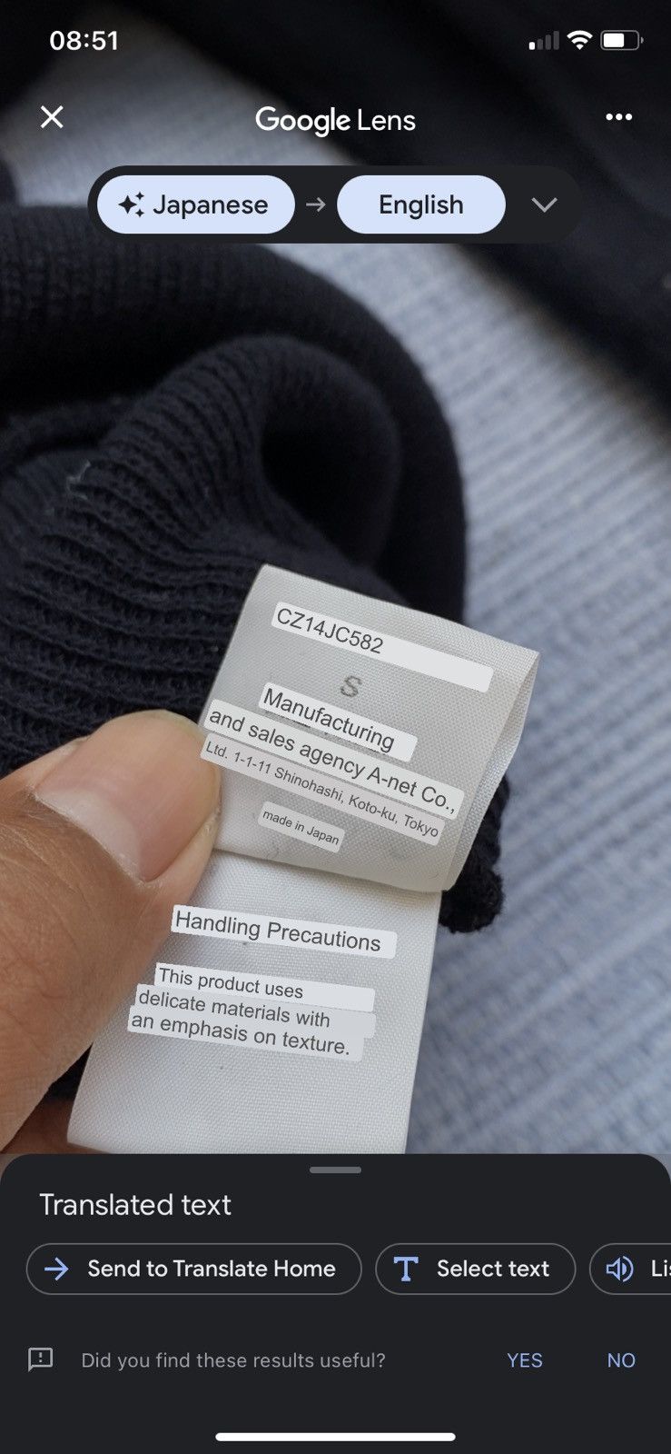 CABANE de ZUCCa hoodie knit Size US S / EU 44-46 / 1 - 9 Thumbnail