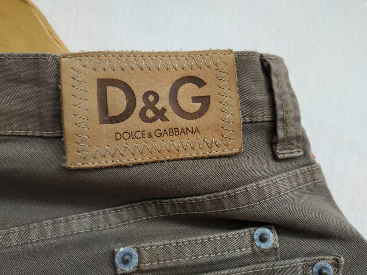 Dolce & Gabbana Iconic Dolce Gabbana Stripe Flag Stretch Pants Size US 30 / EU 46 - 19 Thumbnail