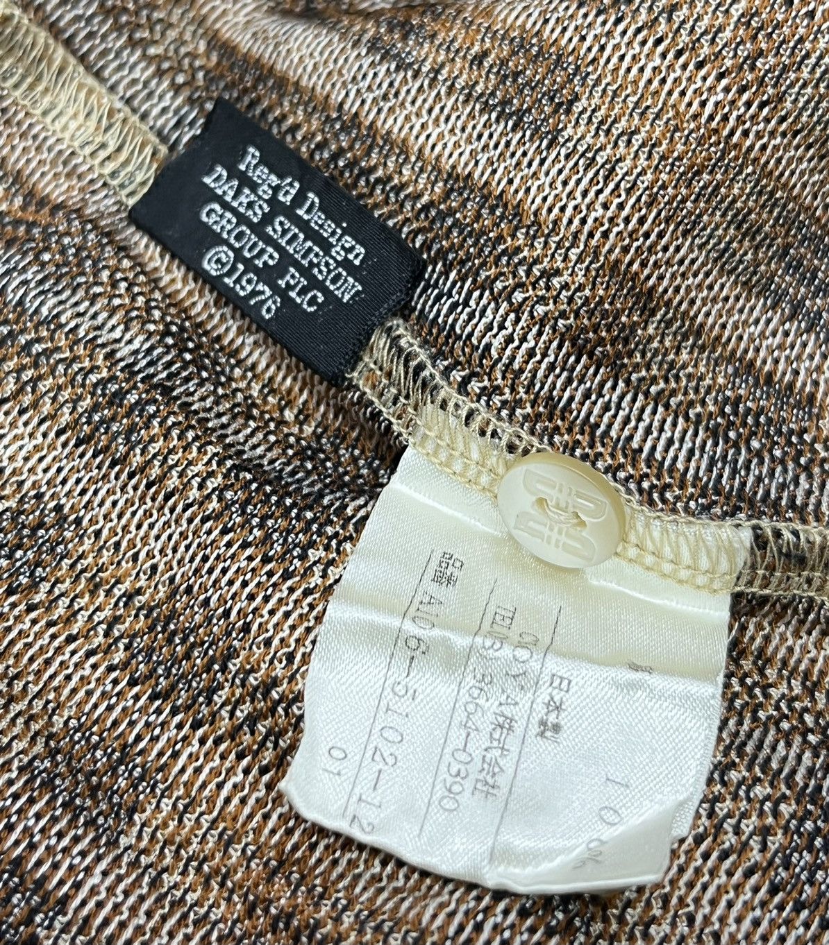 DAKS VINTAGE DAKS LONDON HOUSE CHECK Long-sleeve Polo Shirt Size US M / EU 48-50 / 2 - 8 Thumbnail