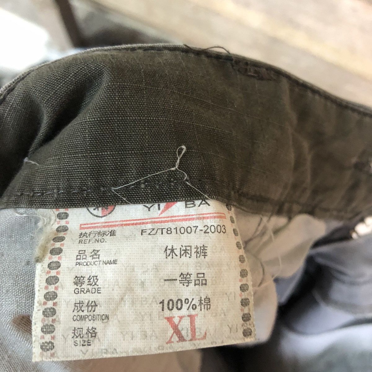 If Six Was Nine Yiba Best Double Knee Faded Multipocket Cargo Pants #A017 Size US 31 - 17 Thumbnail