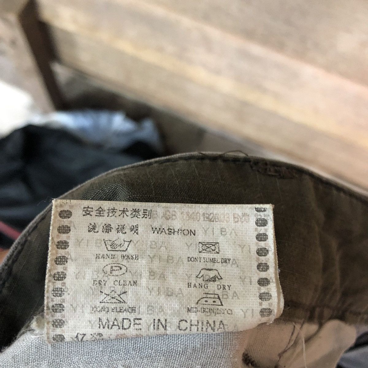 If Six Was Nine Yiba Best Double Knee Faded Multipocket Cargo Pants #A017 Size US 31 - 16 Thumbnail