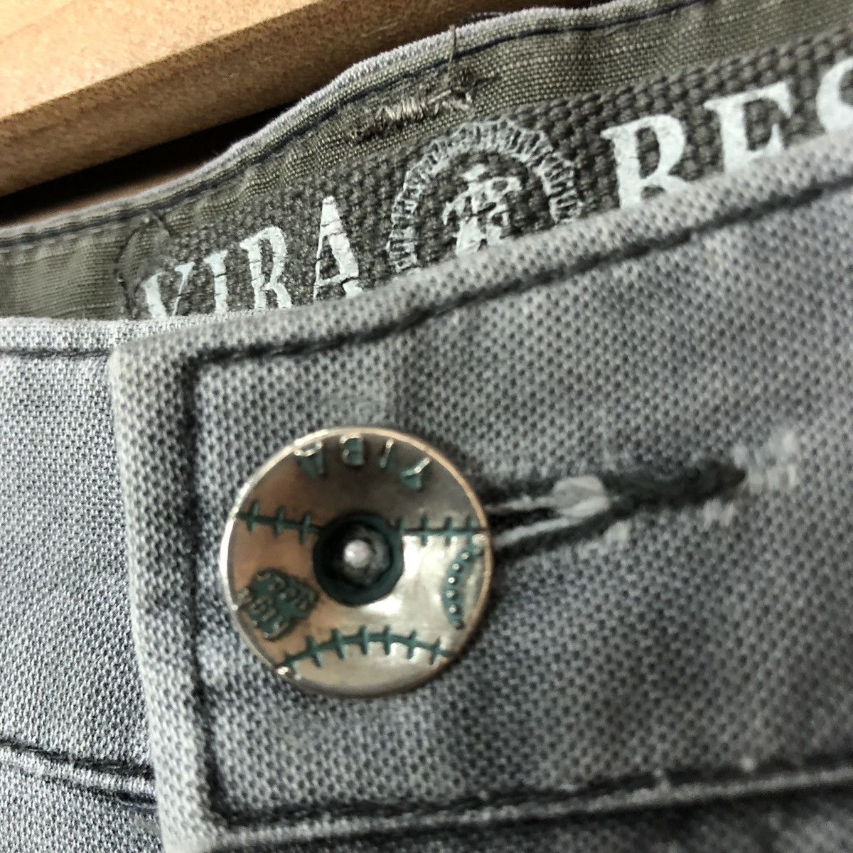 If Six Was Nine Yiba Best Double Knee Faded Multipocket Cargo Pants #A017 Size US 31 - 7 Thumbnail