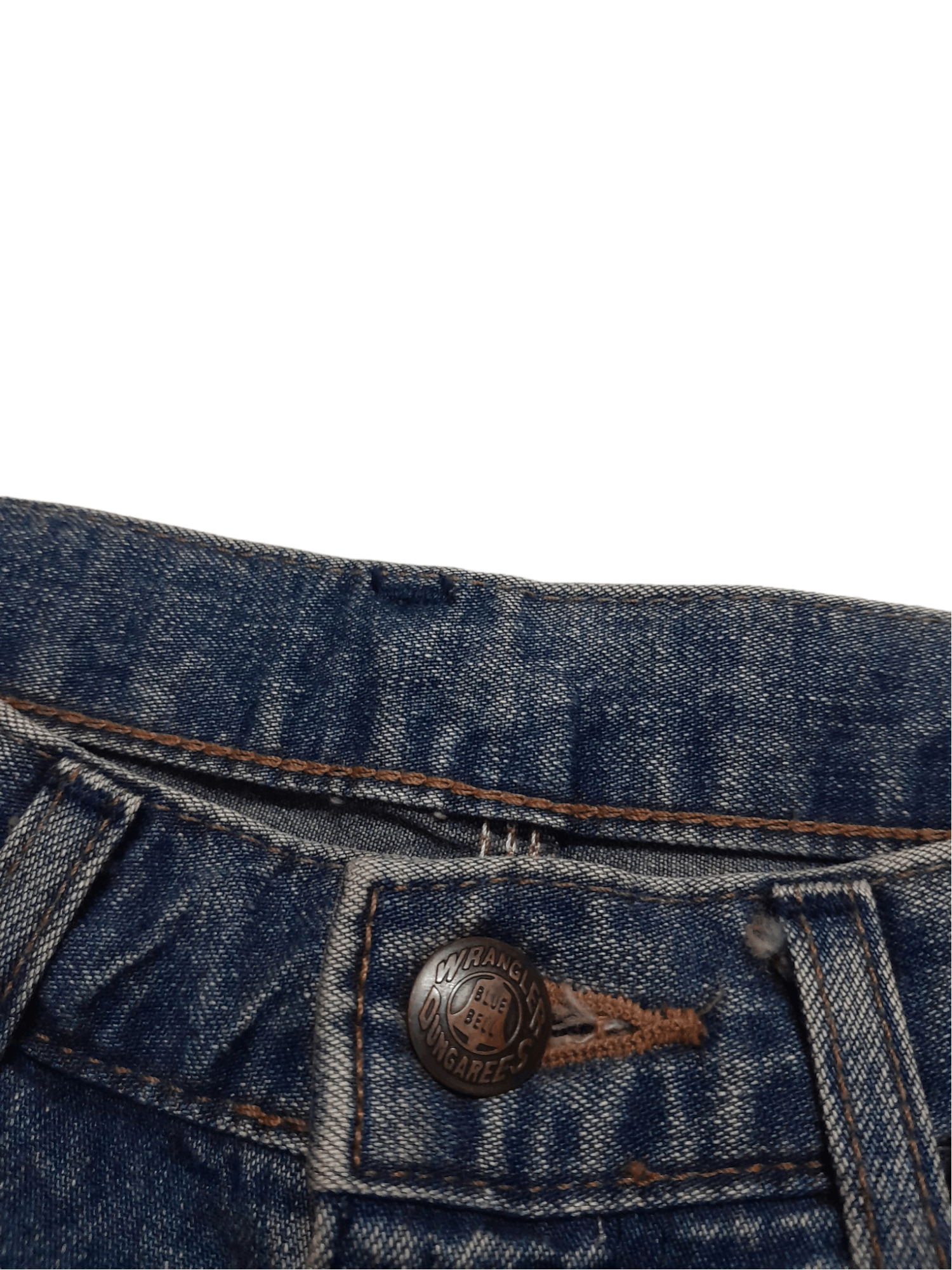 Vintage × Wrangler vtg Blue Bell Wrangler Baker Denim (E461) Size US 28 / EU 44 - 7 Thumbnail