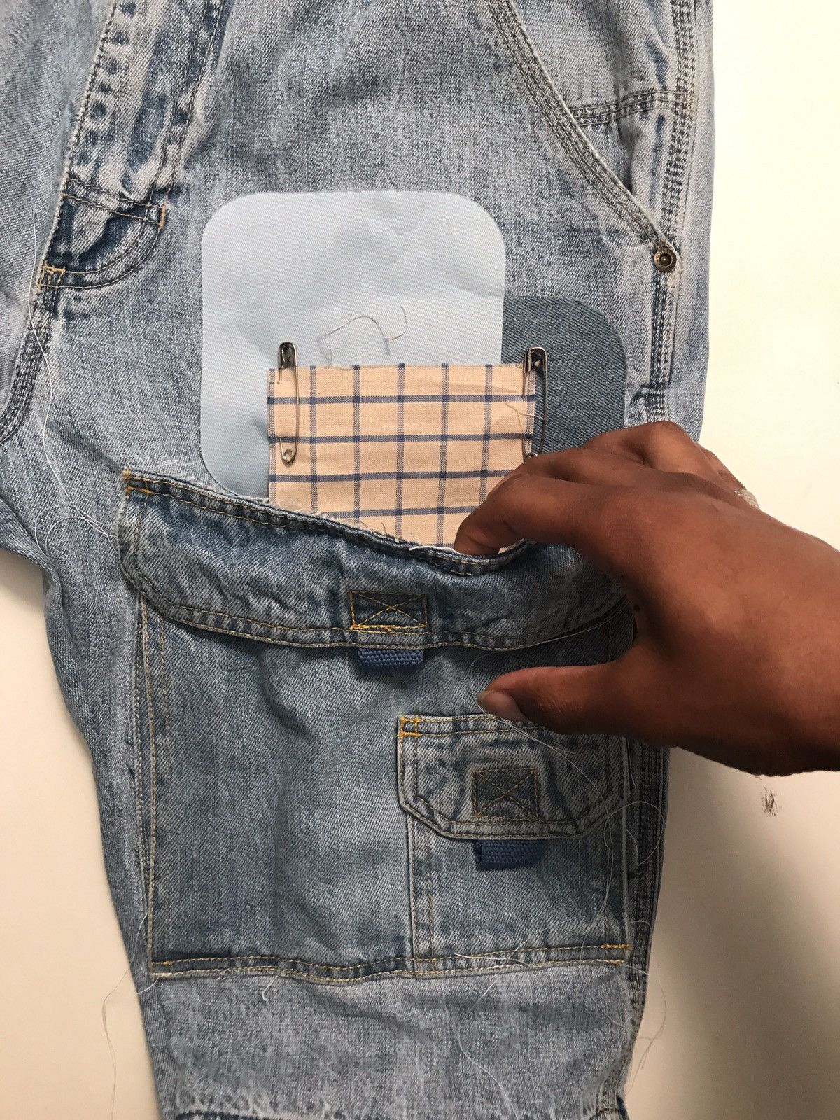 Other Insane 1/1 Patchwork Denim Jeans 32x34 Size US 32 / EU 48 - 10 Thumbnail