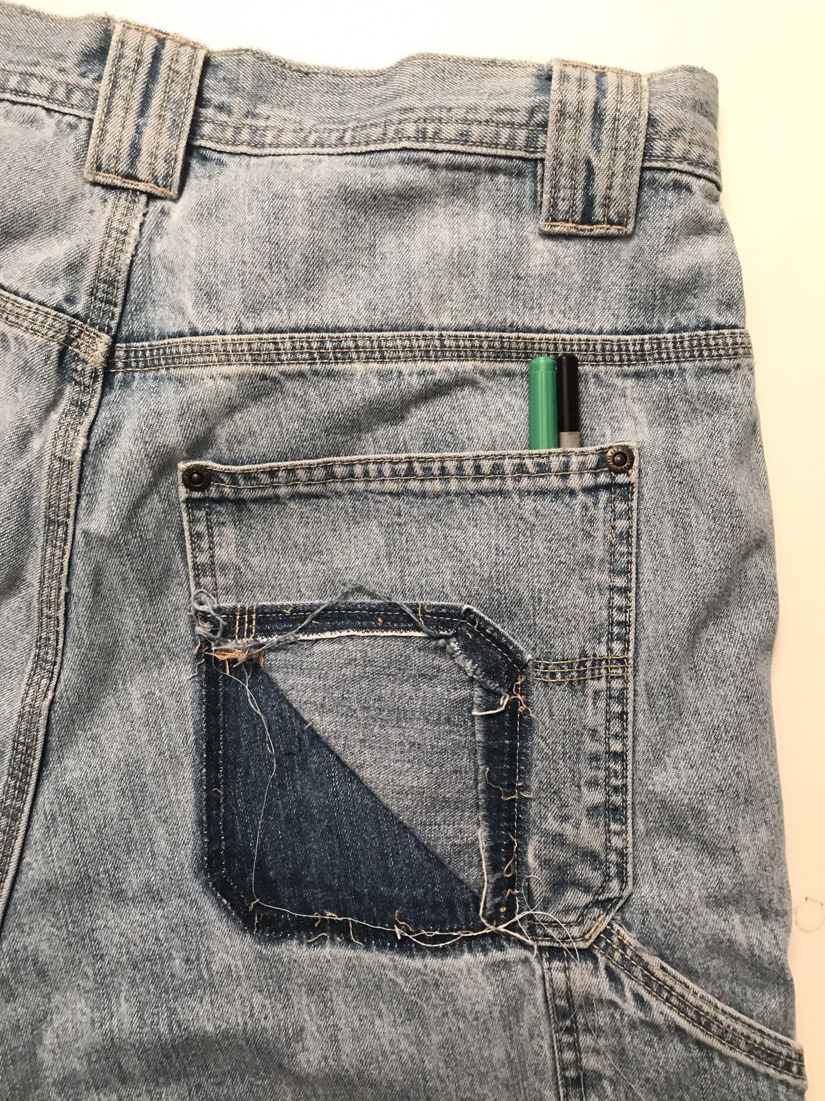 Other Insane 1/1 Patchwork Denim Jeans 32x34 Size US 32 / EU 48 - 9 Thumbnail