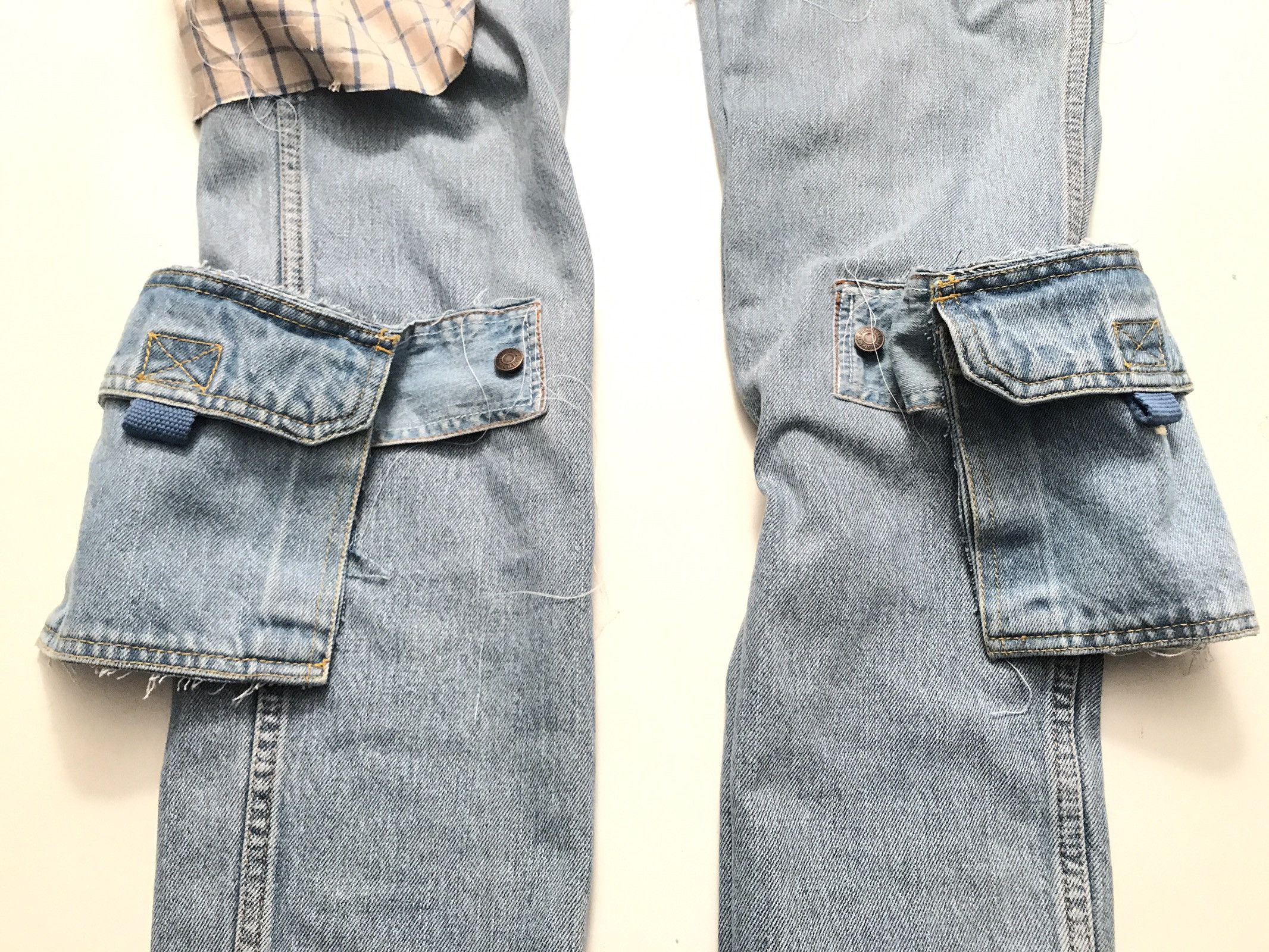 Other Insane 1/1 Patchwork Denim Jeans 32x34 Size US 32 / EU 48 - 6 Thumbnail