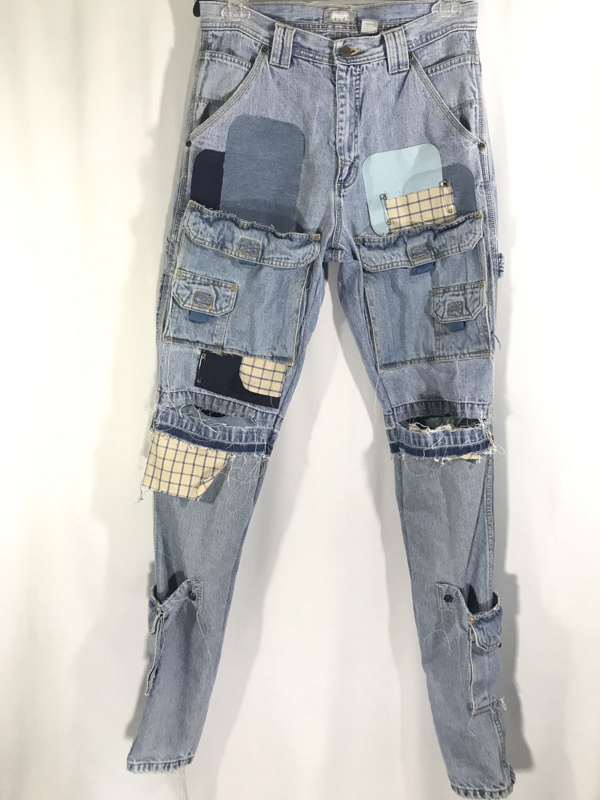 Other Insane 1/1 Patchwork Denim Jeans 32x34 Size US 32 / EU 48 - 4 Thumbnail