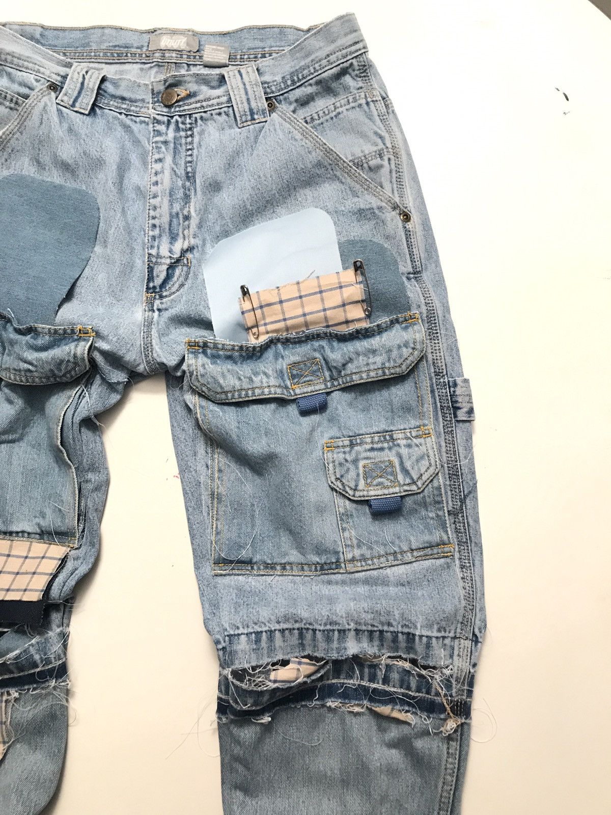 Other Insane 1/1 Patchwork Denim Jeans 32x34 Size US 32 / EU 48 - 7 Thumbnail