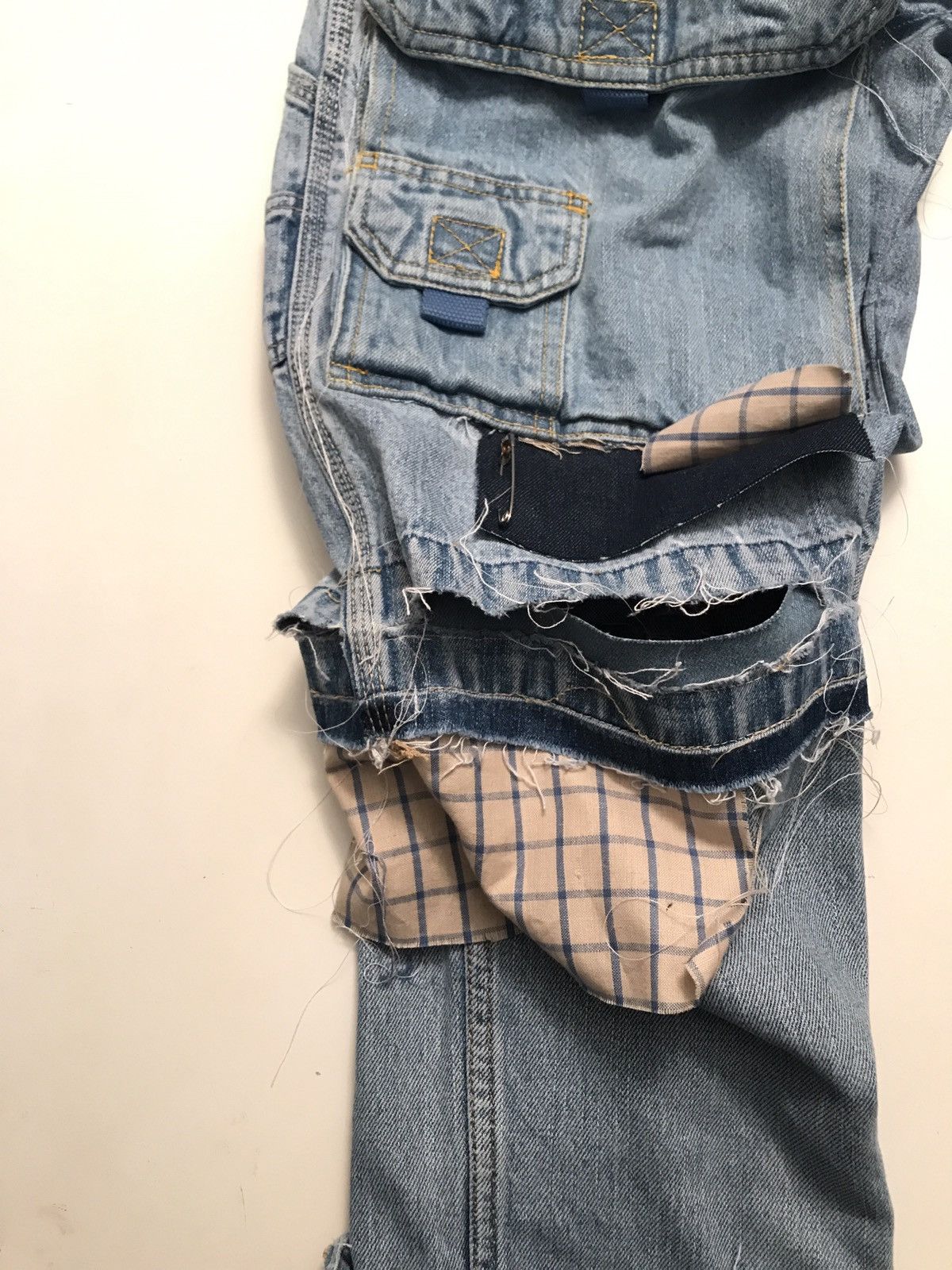 Other Insane 1/1 Patchwork Denim Jeans 32x34 Size US 32 / EU 48 - 5 Thumbnail