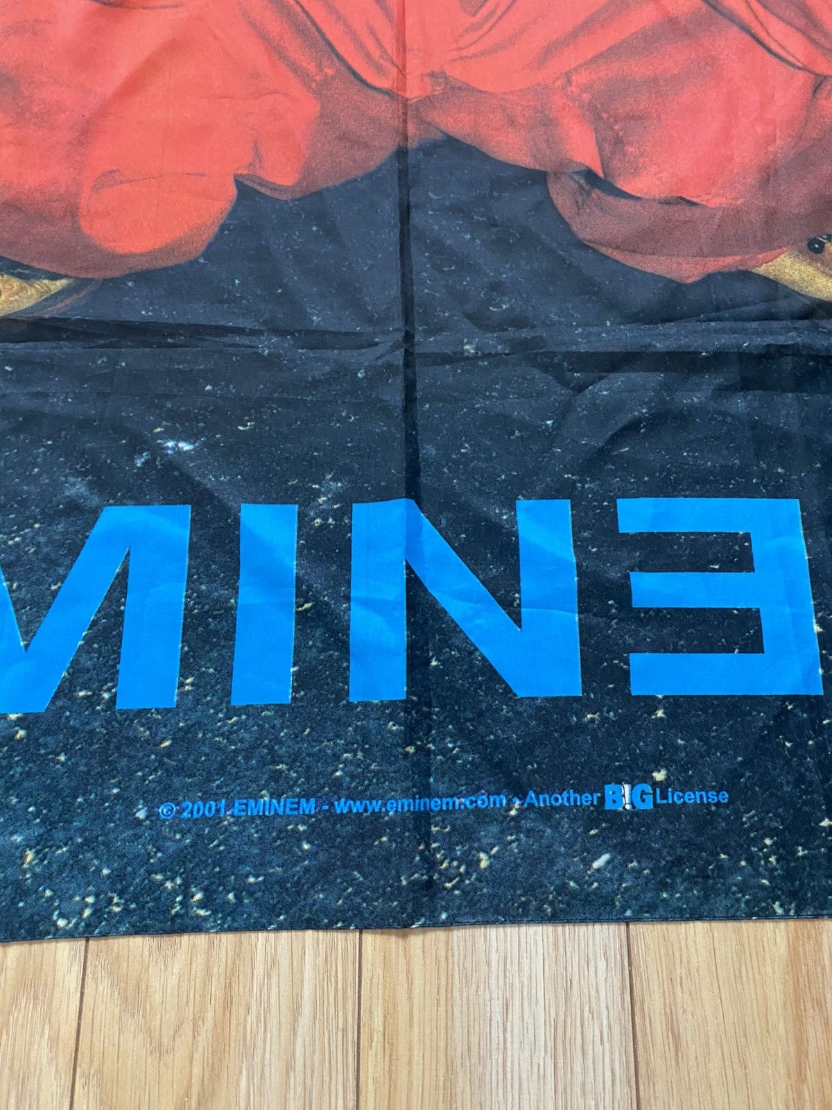 Rare Vintage 00s Eminem Rap hip Hop LP Polyester Scarf