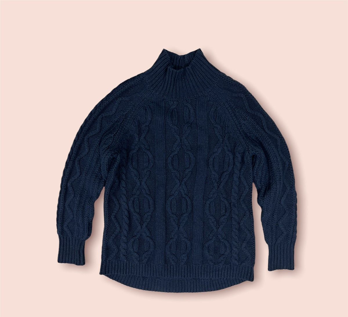 Aran Isles Knitwear RARE LL BEAN VINTAGE COLOURED CABLE KNITWEAR Size US L / EU 52-54 / 3 - 6 Thumbnail