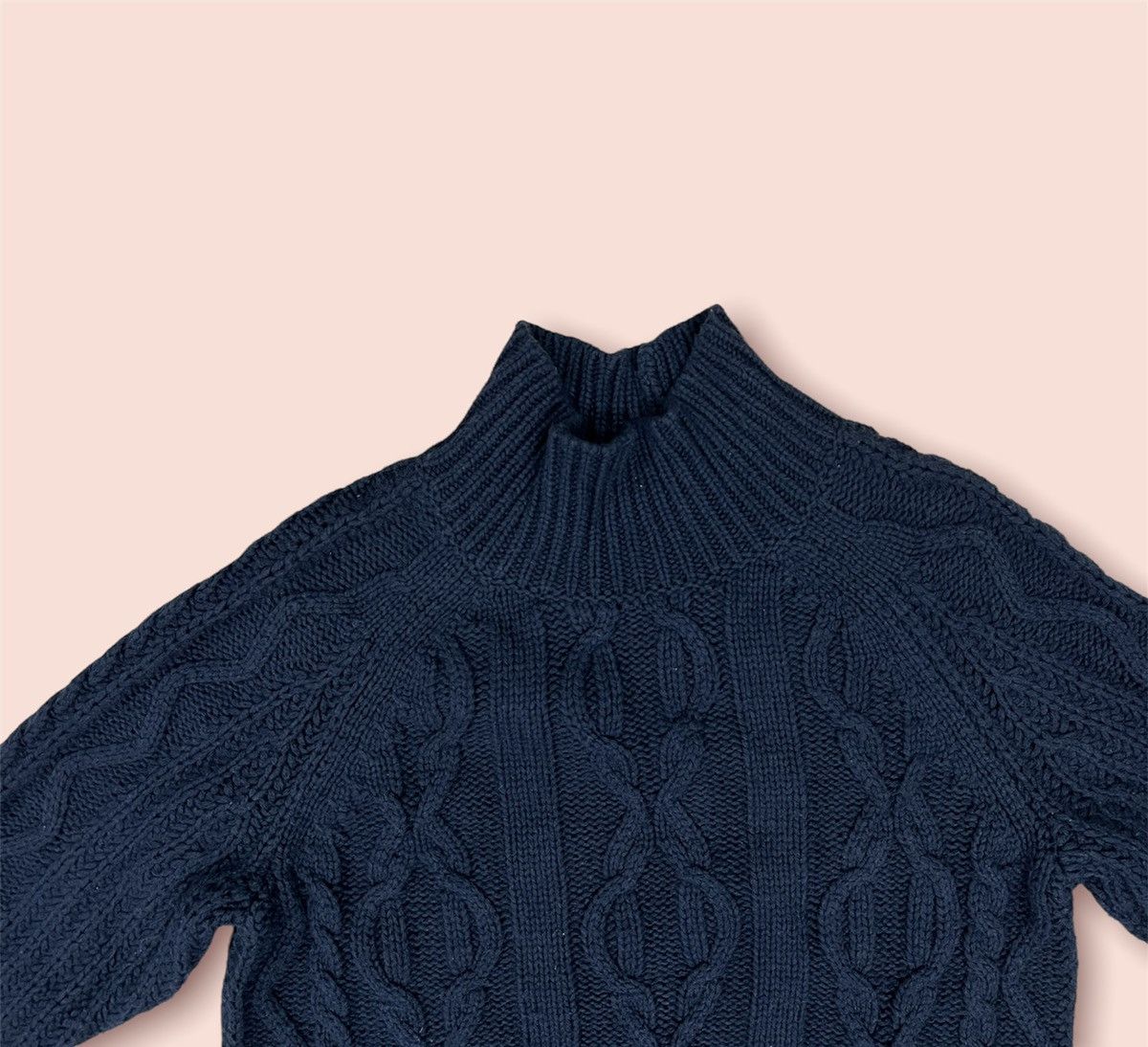 Aran Isles Knitwear RARE LL BEAN VINTAGE COLOURED CABLE KNITWEAR Size US L / EU 52-54 / 3 - 5 Thumbnail